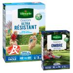 Ultra résistant - Gazon Ultra Résistant - Label Rouge - 1 kg + Gazon Ombre - 250 g - face recto